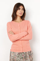Dollie 446 Cardigan - Coral Haze Melange