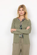 Dollie 446 Cardigan - Dusky Green