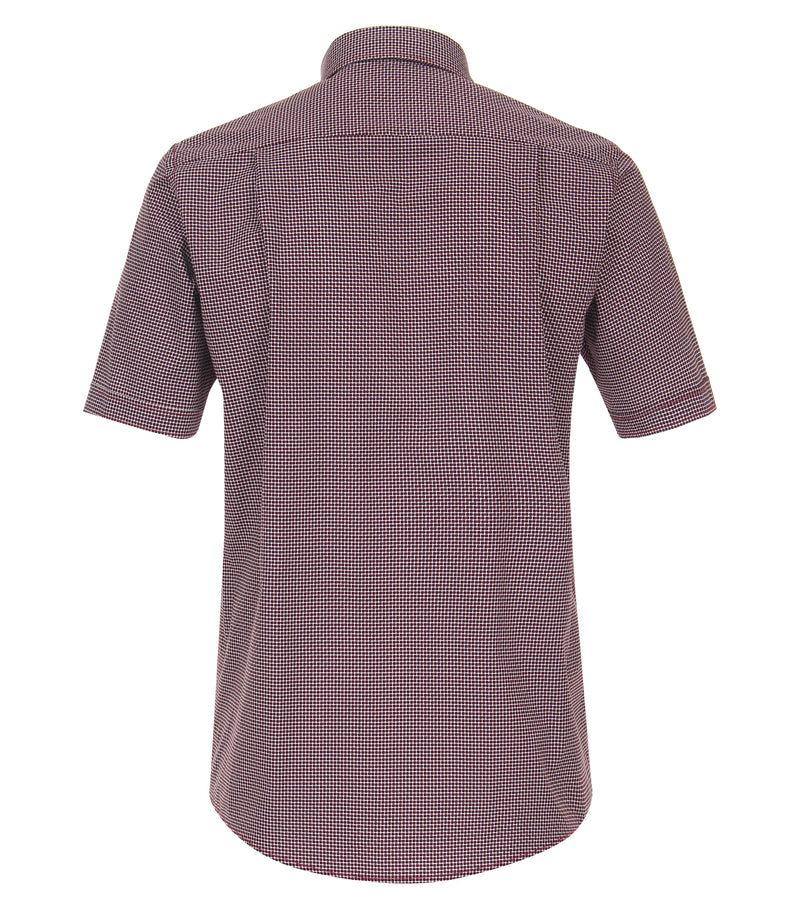 Short Sleeve Print Shirt - Red