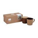 Studio Craft 2 Piece Ridge Mug Set