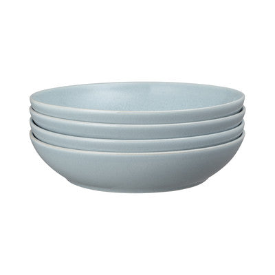 Intro Soft Grey 4 Piece Pasta Bowl Set
