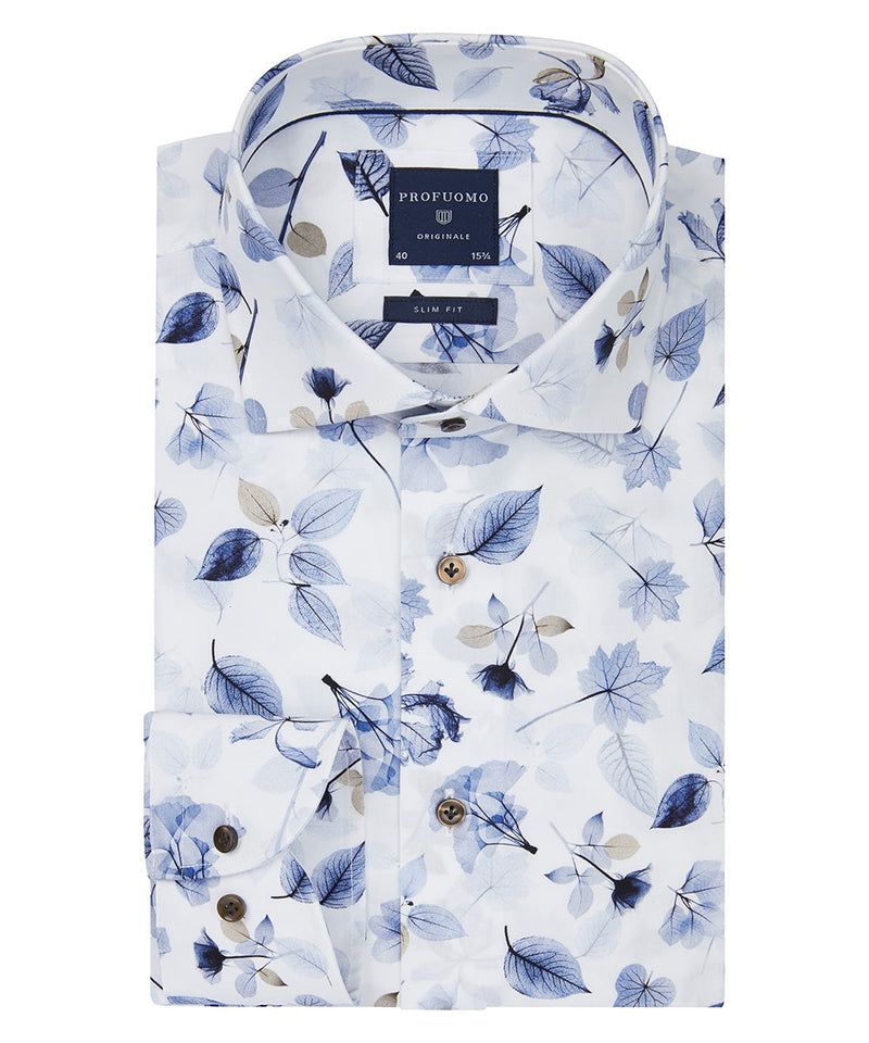 Profuomo Cutaway Shirt - Beige