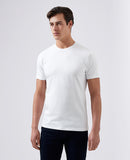 Plain Short Sleeve Casual Top - White