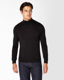 Turtle Neck Knitwear - Black