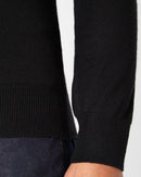 Turtle Neck Knitwear - Black
