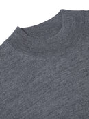 Turtle Neck Knitwear - Dark Grey