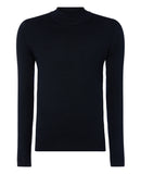 Turtle Neck Knitwear - Navy1