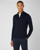Half Zip Sweater - Navy2