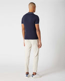 Open Collar Polo Shirt - Navy1