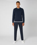 Crew Neck Sweatshirt - Navy1