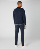Crew Neck Sweatshirt - Navy1