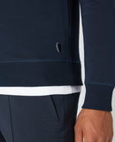Crew Neck Sweatshirt - Navy1