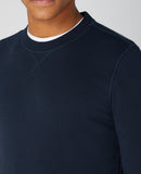 Crew Neck Sweatshirt - Navy1