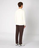 Round Neck Sweatshirt - Cream