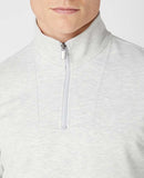 Half Zip Sweater - Light Grey