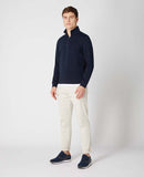 Half Zip Sweater - Navy1