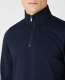 Half Zip Sweater - Navy1