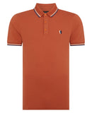 Short Sleeve Polo - Light Brick