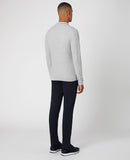 Knitted Polo - Light Grey