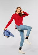 Sweatshirt W. Wording - Vibrant Red