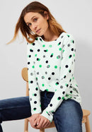 Big Dots Shirt - Vanilla White