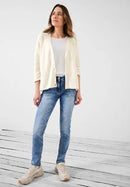 Buttoned Cardigan - Raw Sand Beige