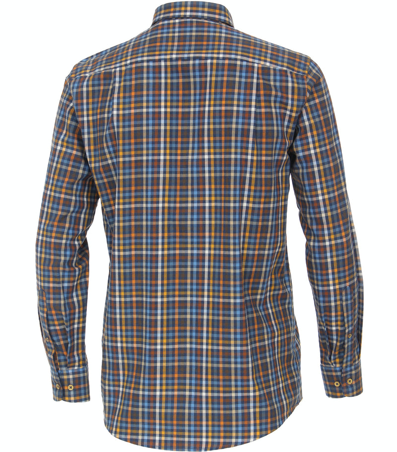 Casual Long Sleeve Shirt - Blue