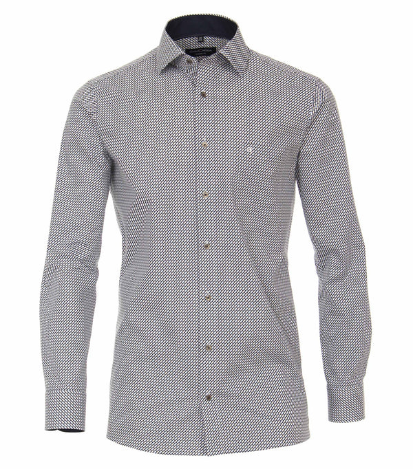 Print City Long Sleeve Shirt - Light Blue