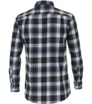 Long Sleeve Check Shirt - Light Blue