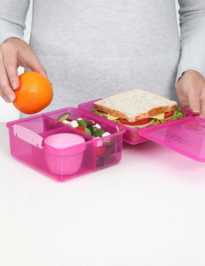 2L Lunch Cube Max With Yoghurt Pot