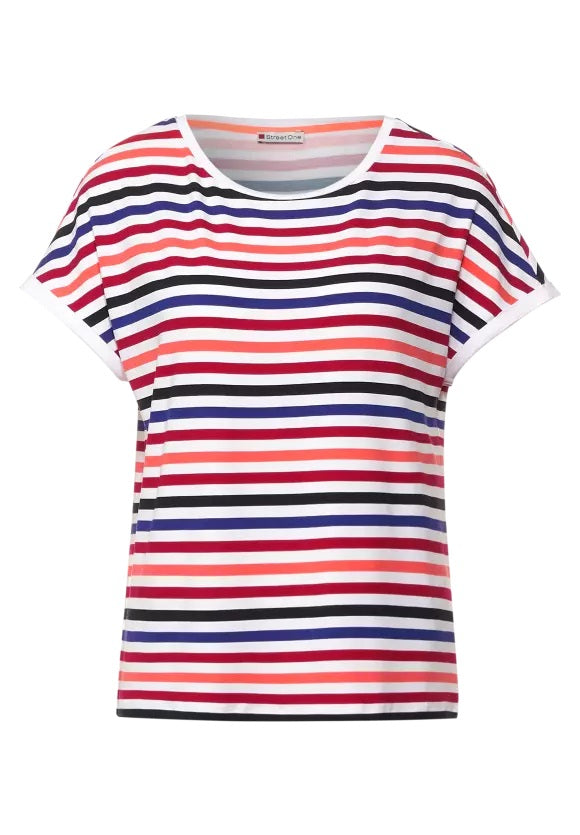 Crista Multicolor Shirt - White