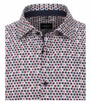 Long Sleeve Print Shirt - Red