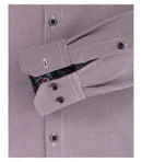 Long Sleeve Plain Shirt - Red