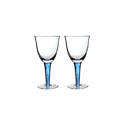 White Wine Glass Set of 2 - Imperial Blue