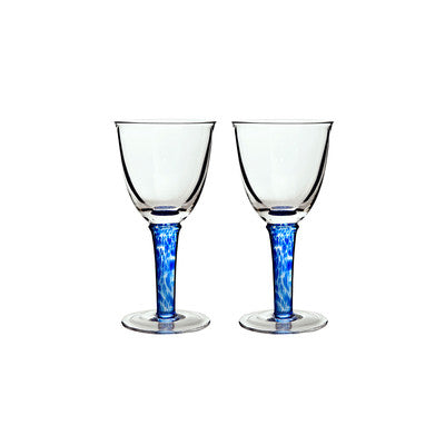 Red Wine Glass Set of 2 - Imperial Blue