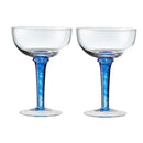 Imperial Blue Set Of 2 Champagne Saucers