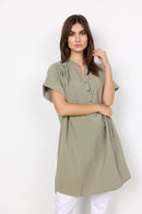 Kikki 2 Tunic - Dusky Green