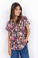 Karelia 1 Blouse - Fuchsia Rose