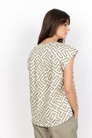 Kristy 1 Blouse - Dusky Green