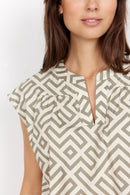 Kristy 1 Blouse - Dusky Green