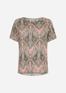 Kija 1 Blouse - Coral Haze