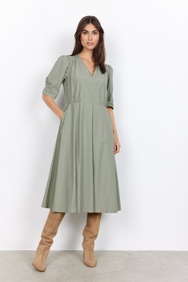 Netti 42 Dress - Dusky Green