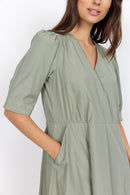 Netti 42 Dress - Dusky Green