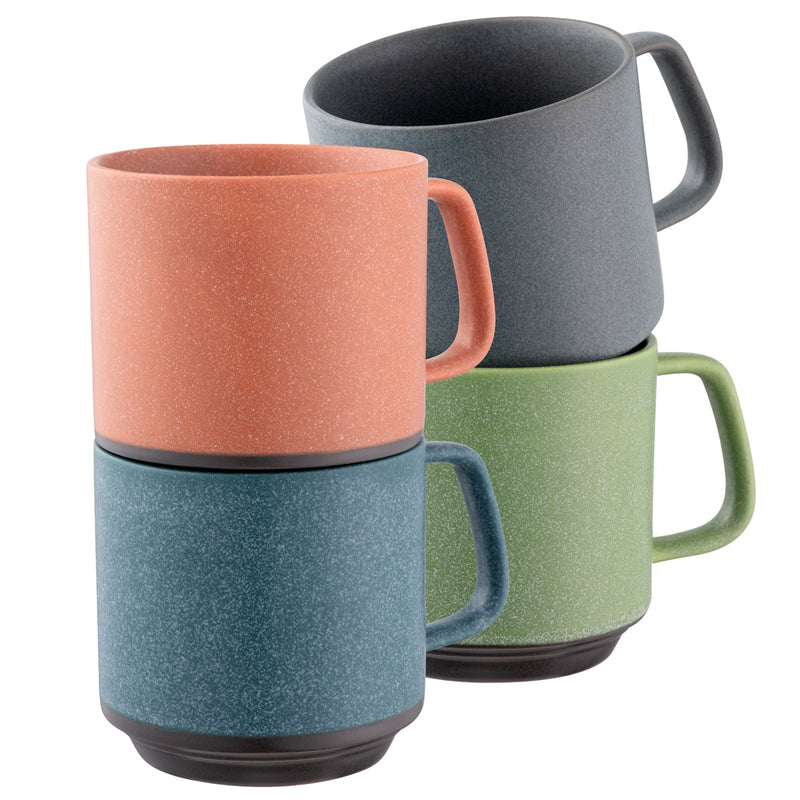 Taberu Set Of 4 Stacking Mugs