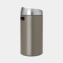 Touch 2 x 20 Litre Recycle Bin Platinum