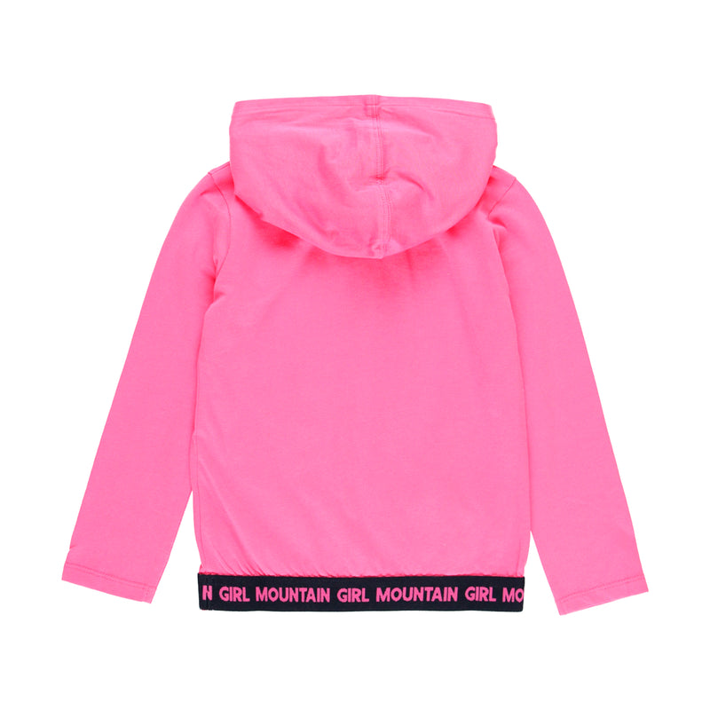 Hooded T-shirt - Pink