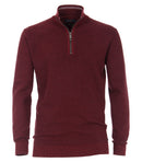 Pattern Troyer 1/4 Zip Pullover - Red Clay