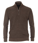 Pattern Troyer 1/4 Zip Pullover - Red Clay