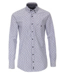 Stripe Buttondown Casual Shirt - Light Blue