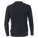 Plain V-Neck Pullover - Navy